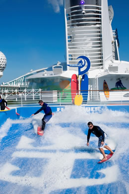 Surfing on Freedom of the Seas