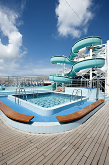 Waterpark on the Carnival Victory