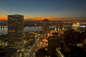 City of New Orleans at Night