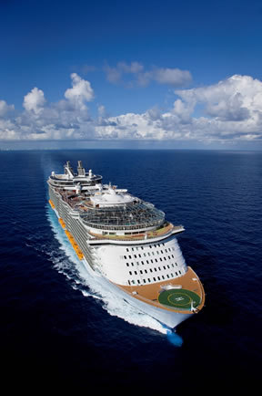 Royal Caribbean cruise ship from Port Canaveral