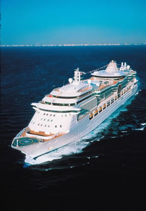 Royal Caribbean cruise ship from San Juan, Puerto Rico
