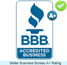 A+ Better Business Burea Rating