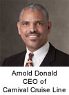 Arnold Donald CEO of Carnival Cruise Line