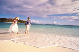 Romantic Couple in the Bahamas