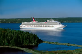 Carnival Cruise ship departing Charleston