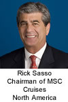 Rick Sasso Chairman of MSC Cruises North America