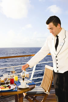 Butler service on Silversea Cruises